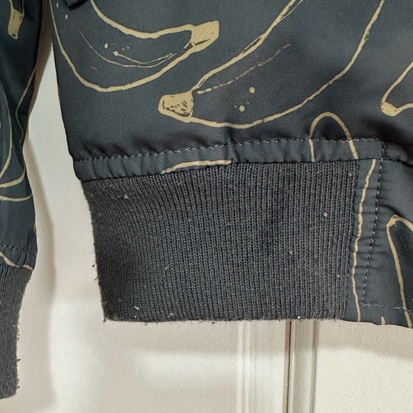 {Indikidual} Banana Print Patch Bomber Jacket ๐ - Size 7-9Y - Picture 7 of 16